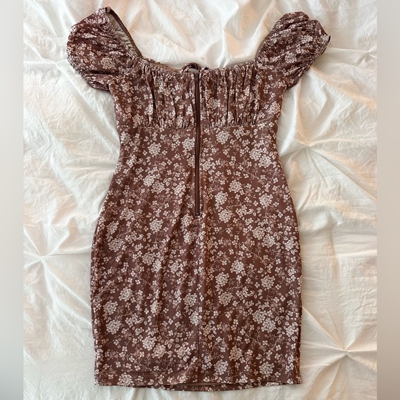 Windsor Floral Puff Sleeve Mini Dress Size S - Picture 8 of 8